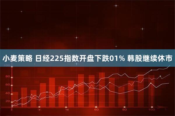 小麦策略 日经225指数开盘下跌01% 韩股继续休市
